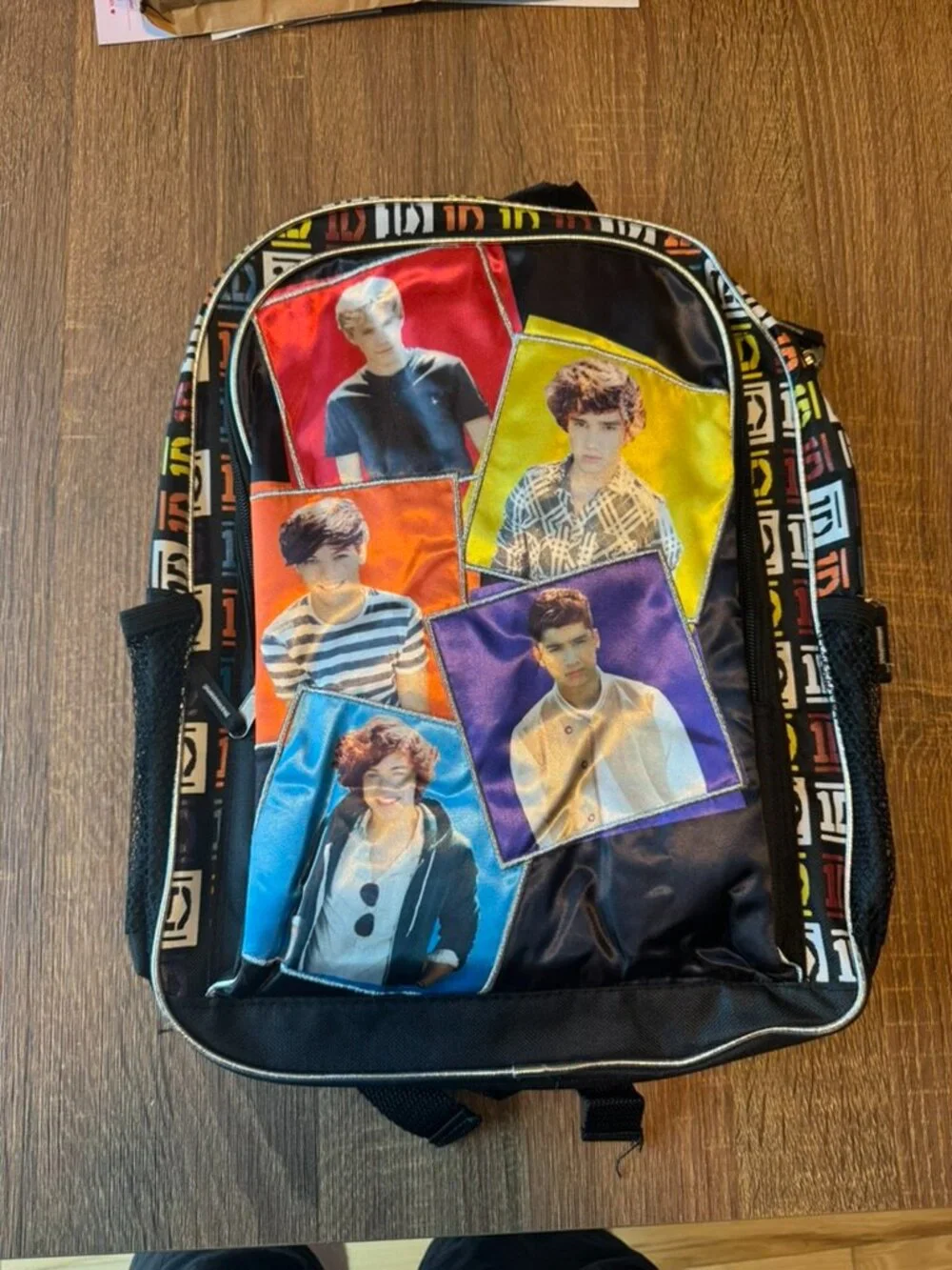 New with Tag*** One Direction Backpack. Harry, Niall, Liam, Zayn, Louis ***RARE
